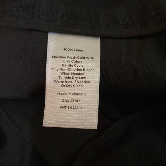 NEW Talbots Linen Straight Leg Crop Pants 14 - Picture 11 of 12